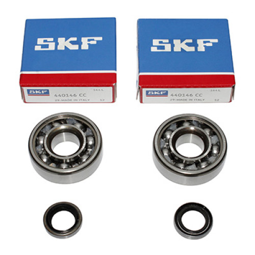 Roulement D'Embiellage + Joint Adaptable MBK 51, 41, 40, 88, Club (Kit Skf 6302 Acier)