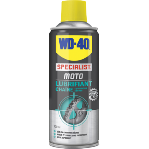 Lubrifiant chaine WD-40 SPECIALIST MOTO Conditions Seches (400ml)