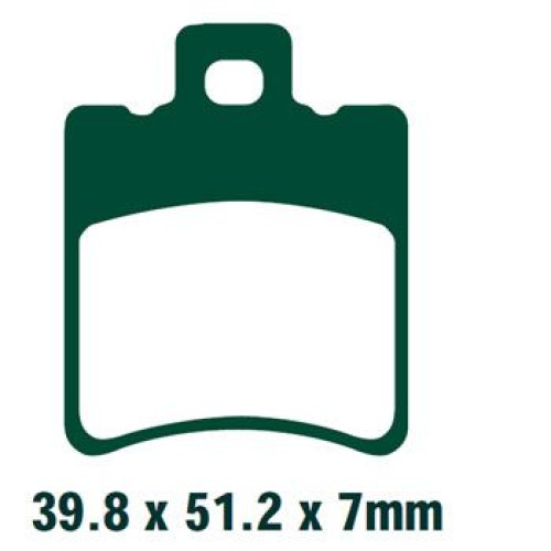 Plaquettes de frein EBC SFA193HH (Serie metal fritte)