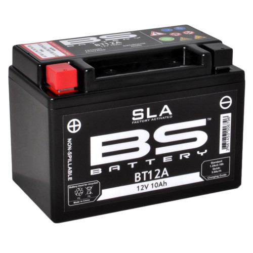 Batterie 12V YT12A SLA (Prête à monter) - BS BATTERY