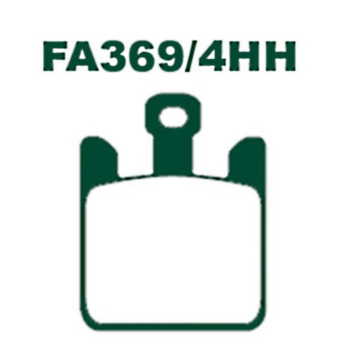 Plaquettes de frein EBC FA369/4HH (Serie metal fritte)