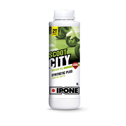 Huile 2T Ipone Scoot CITY Synthetic plus (1L) - Senteur fraise