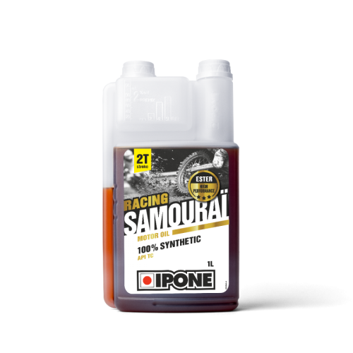 Huile 2T Ipone Samourai 100% synthetique (1L) - senteur FRAISE