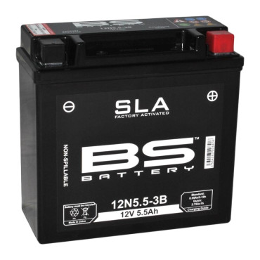 Batterie 12V 12N5.5-3B SLA (Prête à monter) - BS BATTERY
