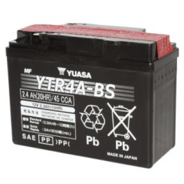 Batterie 12V YTR4A-BS YUASA (Prête à monter)