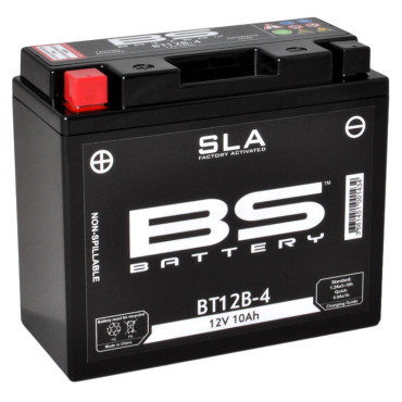 Batterie 12V YT12B-4 SLA (Prête à monter) - BS BATTERY