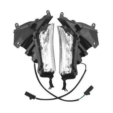 CLIGNOTANT MAXISCOOTER ADAPTABLE YAMAHA 560 TMAX 2020> AV TRANSPARENT A LEDS -HOMOLOGUE CE